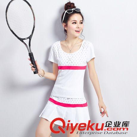 爆款推薦 2015夏季新款套裝女 韓版娃娃領雪紡上衣七分褲兩件套運動服