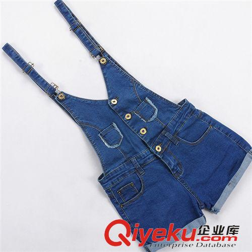 牛仔背帶褲 夏季新款女學(xué)院風(fēng)女學(xué)生可調(diào)節(jié)吊帶背帶牛仔褲女