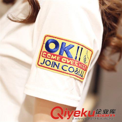 5月2期新品 廠家直銷夏季情侶裝新款韓版短袖情侶T恤時尚男女裝班服批發(fā)原始圖片3