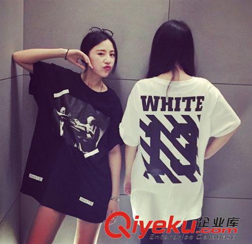 4月6期新品 2015夏裝新款情侶裝 韓版時(shí)尚男女T恤 修身圓領(lǐng)短袖連衣裙班服