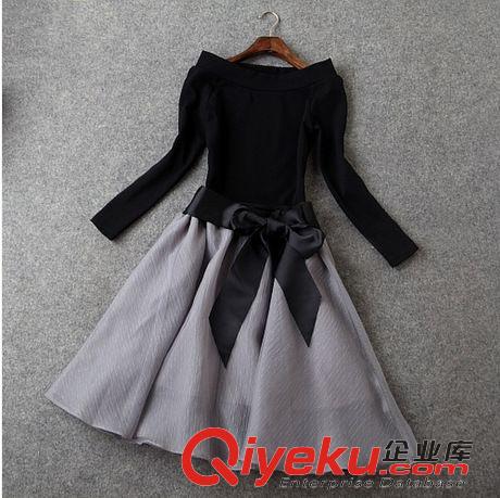 3月25號新品 2015春裝新款韓版女式修身時尚顯瘦收腰氣質優雅連衣裙