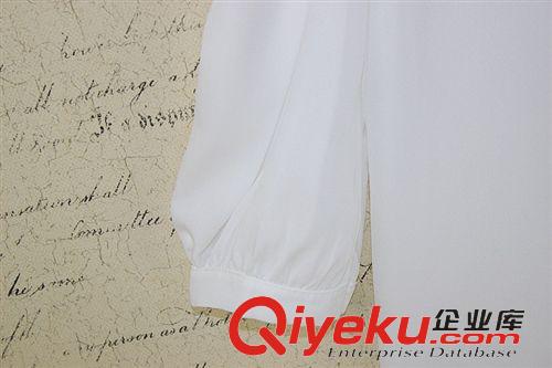 {dj2}定制， {dj2}定制2015春夏款刺繡花朵雪紡上衣+燕尾荷葉邊魚尾裙套裝原始圖片3