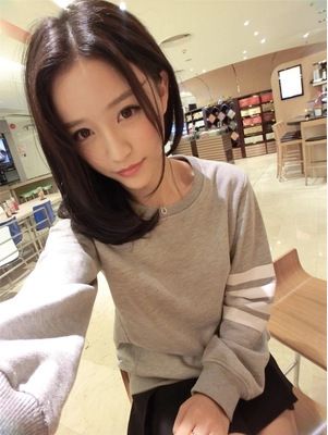 {dj2}定制， 2015 錢夫人 小宜{dj2}定制 橫條膠印 圓領(lǐng)套頭學(xué)院風(fēng)T恤上衣女