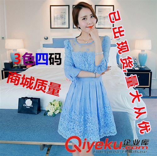 4月10上新 實(shí)拍2015夏韓版青花瓷百褶連衣裙女碎花吊帶裙子無(wú)袖背心裙