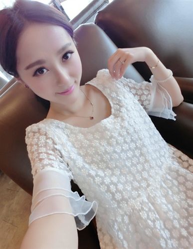 孕婦裝 2015孕婦裝時尚韓版歐根紗氣質孕婦連衣裙寬松大碼孕婦裙原始圖片2