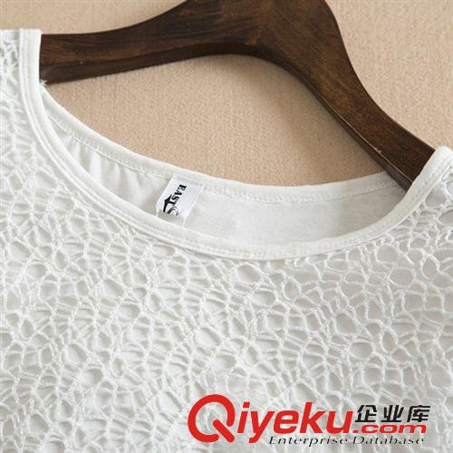 雪紡衫/蕾絲衫 蕾絲小衫加大碼女裝顯瘦冬裝胖妹妹韓版打底衫T恤原始圖片3