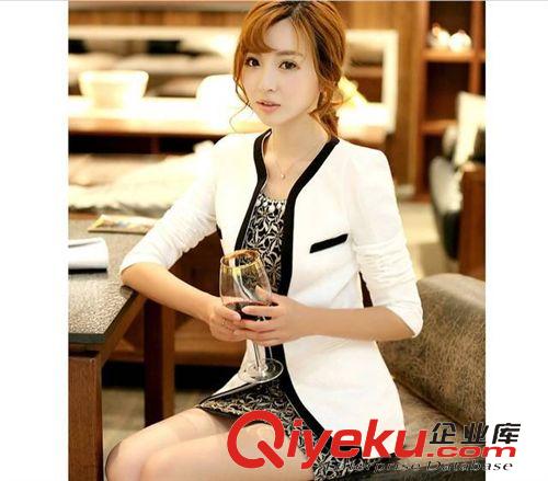 外套~西裝 2015新款春裝女士時尚 女裝 休閑 修身小西裝短外套
