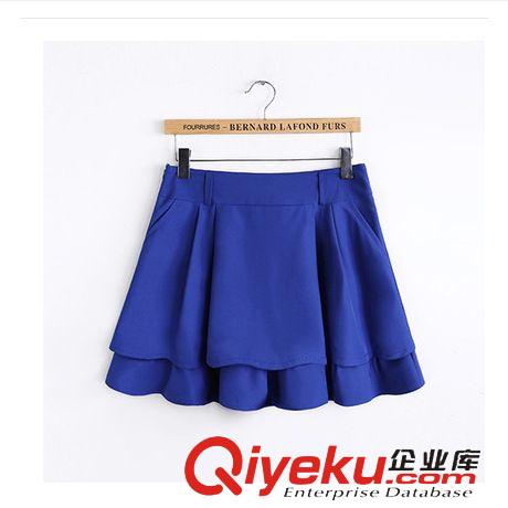 爆款女褲 2015夏季新款 百褶裙褲短褲女 韓版褲裙半身裙百褶短裙原始圖片3