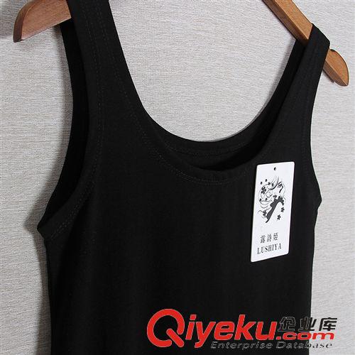 小背心、吊帶 2015夏季吊帶背心無袖吊帶衫修身純棉百搭U型工字小背心原始圖片3