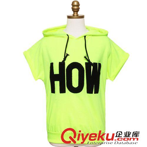 女式精品爆款專區(qū) 2015新款夏季套裝女裝時尚 韓版女式衛(wèi)衣連帽兩件套短褲套裝批發(fā)原始圖片3