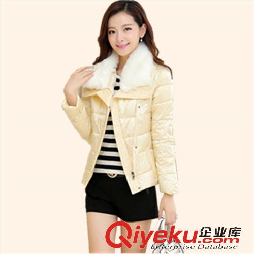 羽絨服系列 批發(fā)秋冬季新款羽絨服女款 韓版修身糖果色加厚保暖羽絨棉服短款
