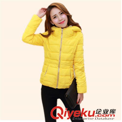 羽絨服系列 批發(fā)2015秋季新款羽絨服女款 韓版修身保暖加厚短款羽絨棉服女