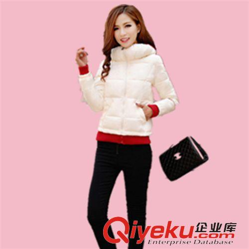 羽絨服系列 批發(fā)秋冬季新款羽絨服女款 韓版修身加厚保暖真毛領(lǐng)短款羽絨棉服