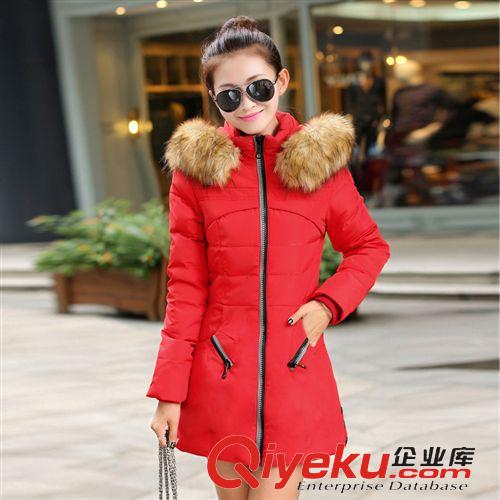 羽絨服系列 秋冬季新款羽絨服女款 韓版修身潮流保暖加厚大碼毛領(lǐng)羽絨棉服原始圖片3