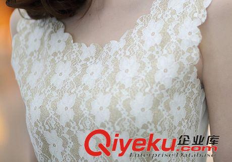 背心 2014夏季{zx1}款修身百搭莫代爾性感蕾絲夜店打底女背心原始圖片2
