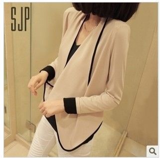 上裝 2014春秋裝新款新品女裝毛呢短外套雙排扣修身連帽短款毛呢外套女