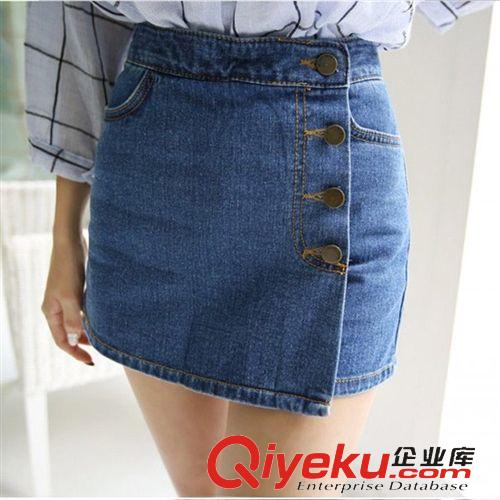 牛仔系列 韓版牛仔短褲裙女 高腰短褲裙 迷你短裙褲 短褲熱褲潮