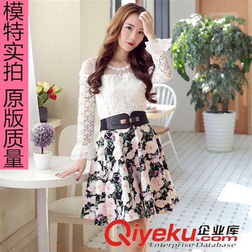 2015年3月第2周新款 歐美早春女新拼色棒球服短款外套+蓬蓬紗貼布刺繡半裙套裝