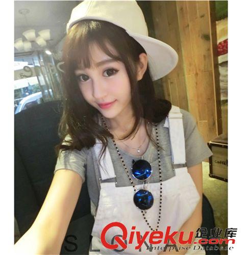超惠爆款推薦 2015新款夏季韓版女裝二件套印花休閑運(yùn)動套裝一件代發(fā)