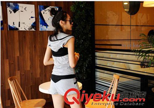 套裝系列 2015夏季新款韓版女裝無(wú)袖運(yùn)動(dòng)套裝休閑套裝一件代發(fā)原始圖片3