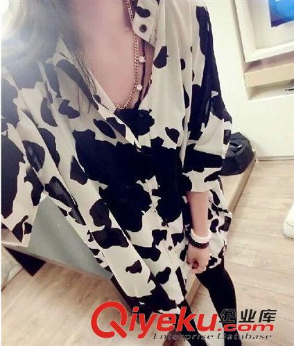 女式爆款襯衫 2015新款淑女牛仔藍(lán)翻領(lǐng)長袖牛仔襯衣女