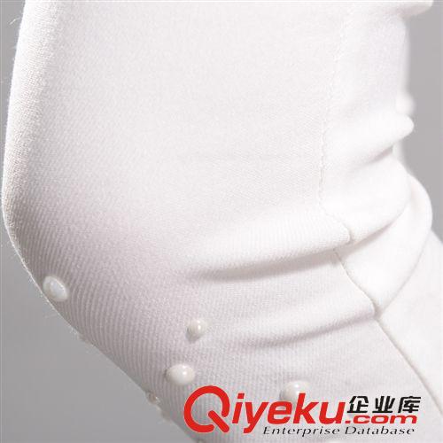 4月22號上架新款 2015韓版釘珠九分褲 女顯瘦七分外穿緊身小腳白色打底褲原始圖片2