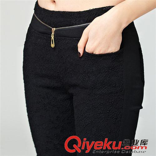鉛筆褲、小腳褲 2015實(shí)拍春裝新款長(zhǎng)褲白色鉛筆褲女小腳褲修身休閑褲打底褲原始圖片2