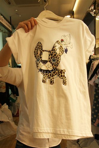 韓國東大門代購 2015夏季新款狗狗卡通圓領(lǐng)短袖t恤廠家直銷 一件代發(fā)原始圖片3