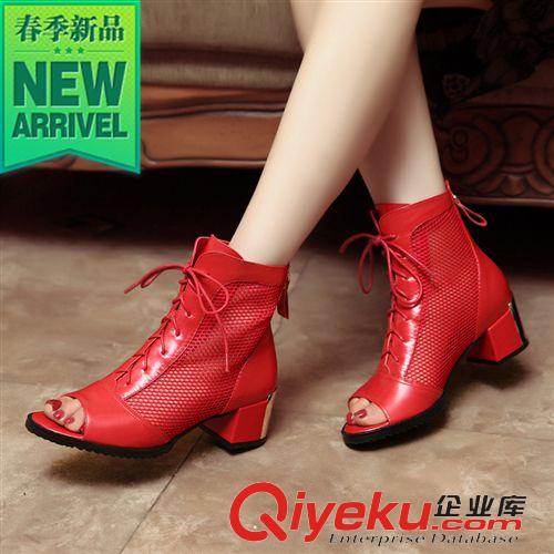 其他女鞋 炫酷糖果色松糕舒適全牛漆皮夏日涼鞋歐美dp同款辣媽推薦款女鞋