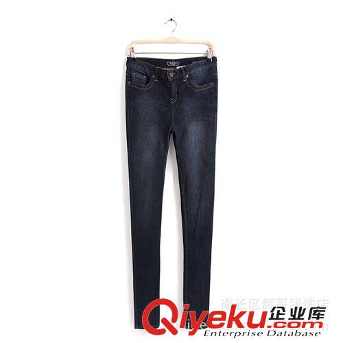 女裝 輝哥外貿(mào)美單 高品質(zhì)推薦 女士時(shí)尚顯瘦牛仔褲 磨白小腳褲鉛筆褲