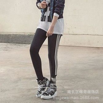 女裝 FBB同款 修身顯瘦戶外運動必備！瑜伽褲 休閑褲長褲 女士打底褲原始圖片2