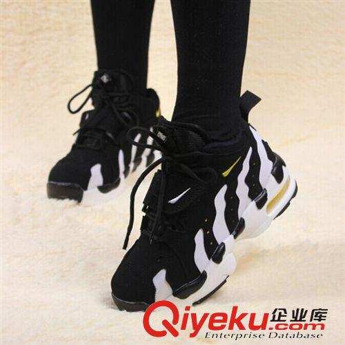 女鞋 一件代發max96奶牛籃球鞋跑步鞋氣墊運動鞋女鞋火焰山高幫潮鞋原始圖片2