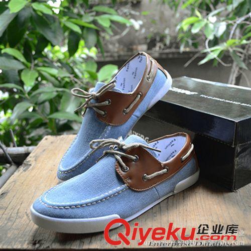 低幫鞋 批發夏季新品透氣帆布鞋韓版英倫休閑鞋 帆船鞋 男鞋子板鞋潮鞋原始圖片2