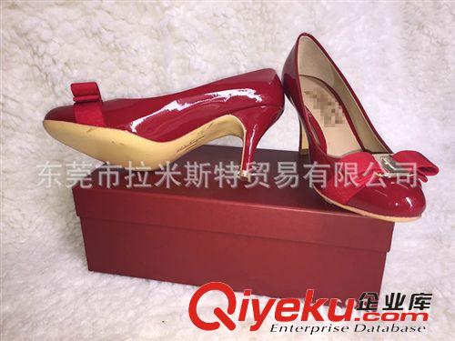 2015新款單鞋上新 2015新款新款sf家女鞋F(xiàn)家蝴蝶結(jié)zp大底高跟女鞋單鞋漆皮婚鞋