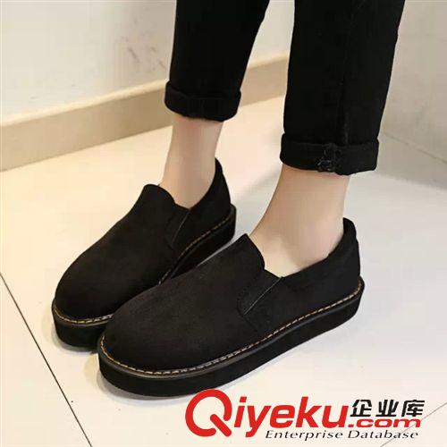 15年1月第二波新品 2015春新款歐美英倫復(fù)古尖頭系帶中跟粗跟小皮鞋韓版休閑女鞋批發(fā)