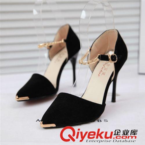 15年2月{dy}波新品 2015新款歐美四季百搭春秋防水臺(tái)女鞋單鞋漆皮高跟鞋工作女鞋批發(fā)