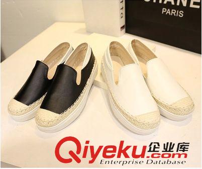 15年3月{dy}波新品 2015新款春季深口zp平底鞋圓頭平跟女單鞋厚底賴人鞋樂福鞋潮