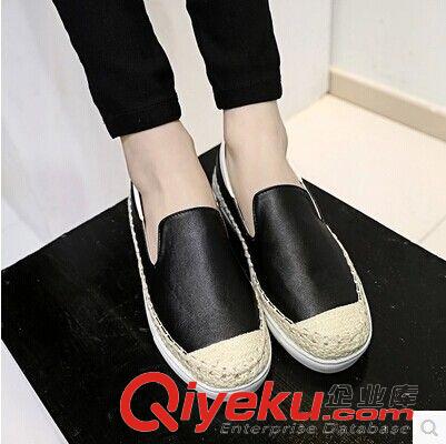 15年3月{dy}波新品 2015新款春季深口zp平底鞋圓頭平跟女單鞋厚底賴人鞋樂福鞋潮