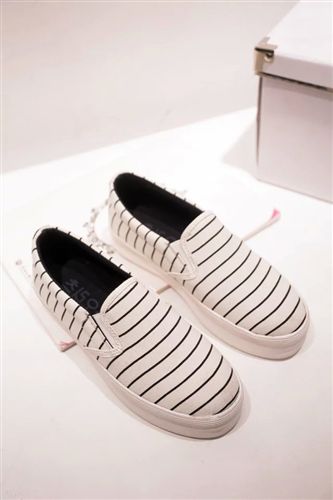 15年3月11——3月20日新品 2015春季新款歐美潮一腳蹬懶人鞋厚底松糕低幫條紋韓版休閑帆布鞋原始圖片3