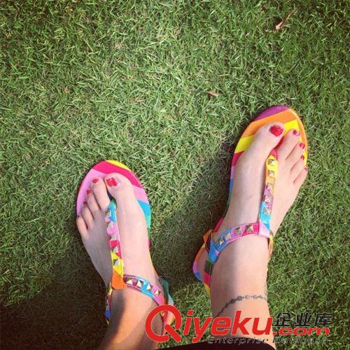 5月{dy}波新品 2015夏新款歐美潮露趾簡約性感粗跟高跟一字搭扣涼鞋韓版女鞋批發