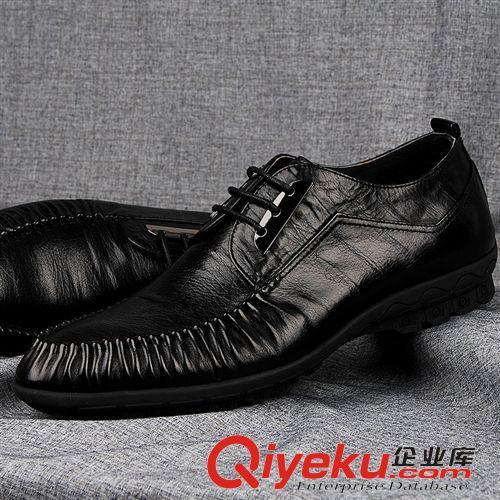 爆款推薦 男鞋2015新款歐洲站zp皮鞋 品牌英倫休閑鞋商務尖頭男單鞋子