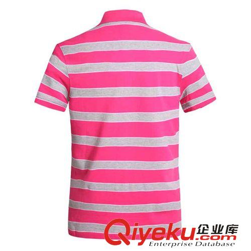 男裝 CBA男子運動POLO衫 2015夏季新品時尚條紋短袖T恤 男子透氣短T原始圖片2