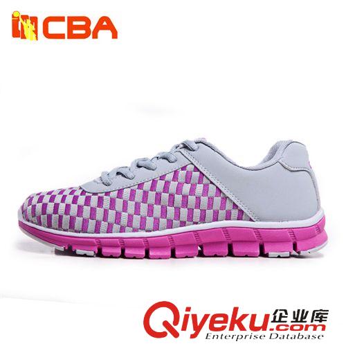 女鞋 CBA2014新款秋季女跑步鞋潮時尚運動鞋耐磨慢跑鞋網面編織旅游鞋原始圖片3