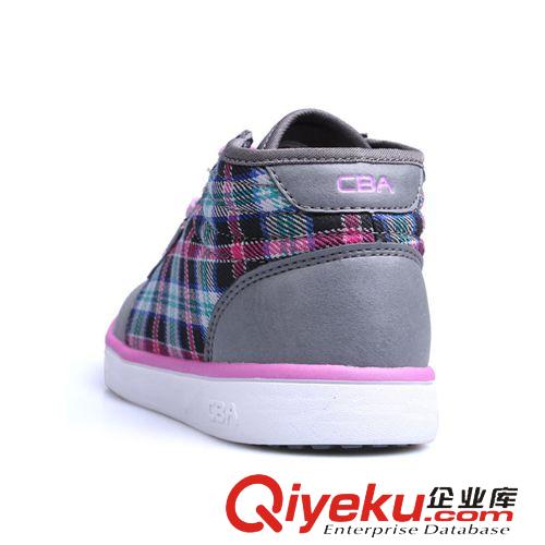 女鞋 CBA正品學生女鞋 新品秋季女中邦格子帆布輕便耐磨經典休閑鞋板鞋原始圖片3