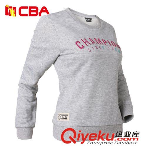 女裝 CBA15年春季新款女運動衛衣 女子時尚舒適運動女圓領套頭運動服原始圖片2