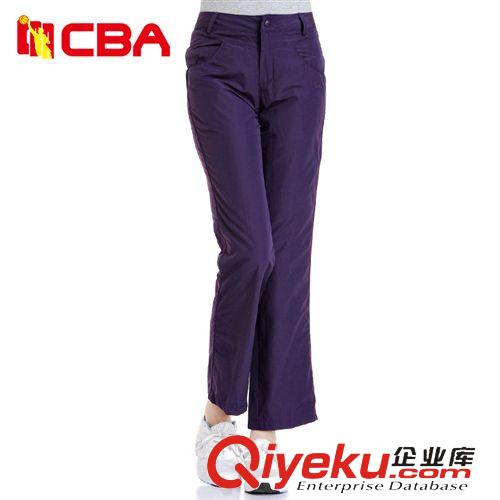 女裝 CBA春季新品薄款修身運動褲 zp折扣女士速干運動長褲S