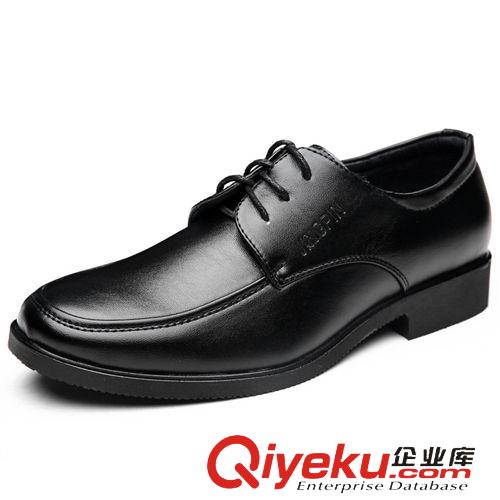 2015年爆款 新款商務(wù)男鞋系帶zp休閑鞋韓版男皮鞋zp男士皮鞋透氣休閑皮鞋原始圖片2