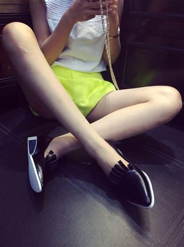 單鞋 新款坡跟時尚zp尖頭舒適單鞋女