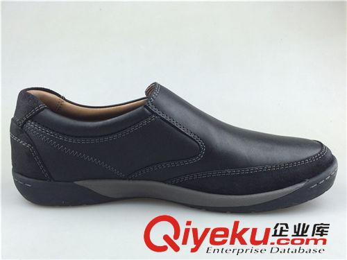 休閑鞋 外貿原單zp鞋 休閑套腳男鞋魔術貼頭層牛皮舒適皮鞋原始圖片2