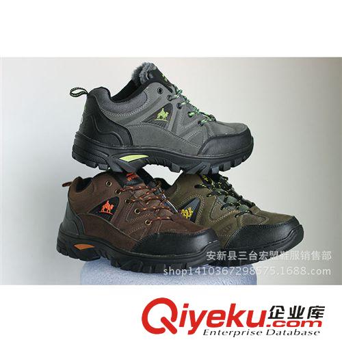 棉鞋 男棉鞋新款戶外登山 庫存尾貨鞋廠家?guī)齑娣e壓處理